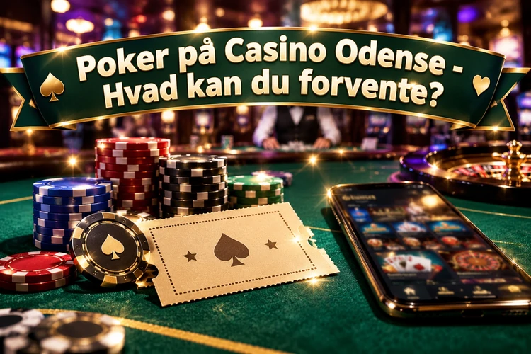 Poker på Casino Odense - Hvad kan du forvente?